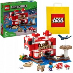 Zestaw Prezent LEGO Minecraft 21270 Domek dla Ptaków Wron Klocki 8+ Torba