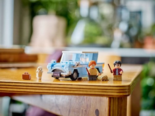 Zestaw Prezent LEGO Harry Potter 76424 Latający Ford Anglia Klocki 7+ Torba