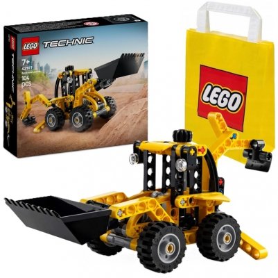 Zestaw Prezent LEGO Technic 42197 Koparko-Ładowarka Budowa Klocki 7+ Torba