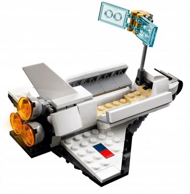 Zestaw Prezent LEGO Creator 31134 Prom Kosmiczny Wahadłowiec 3w1 6+ Torba