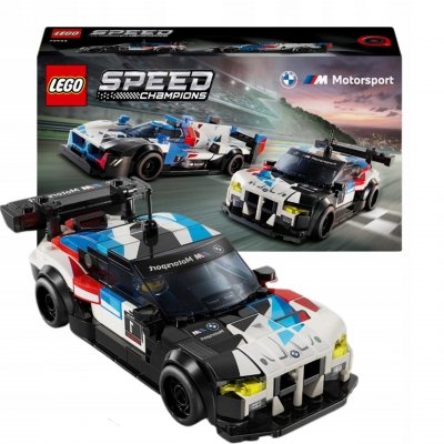 Zestaw Prezent LEGO Speed 76922 BMW M4 GT3 i BMW M Hybrid V8 Klocki + Torba
