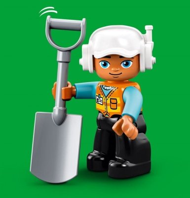 Zestaw Prezent LEGO Duplo 10930 Buldożer Koparka Spych Klocki 2+ Torba