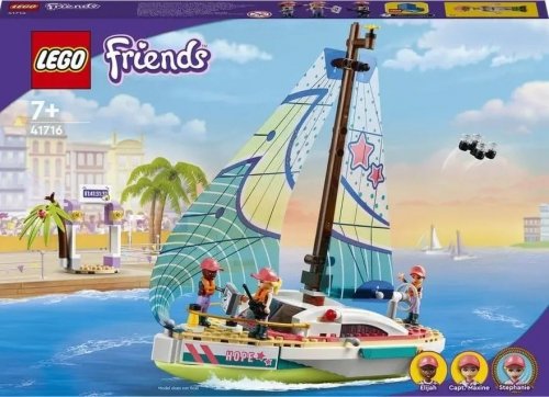 Zestaw Prezent LEGO Friends 41716 Żaglówka Łódź Jacht 304 Klocki 7+ Torba