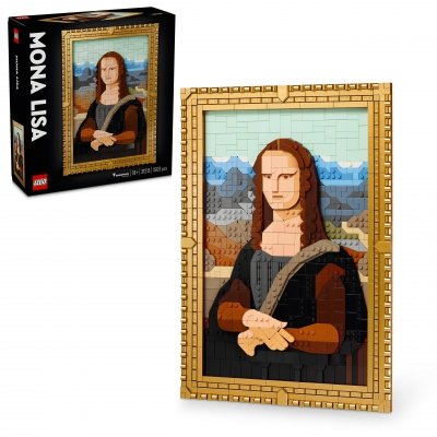 Zestaw Prezent Klocki LEGO Art 31213 Mona Lisa Obraz Dzieło Sztuki + Torba