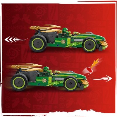 Zestaw Prezent LEGO Ninjago 71828 Samochód Wyścigowy Lloyda Napęd 7+ Torba