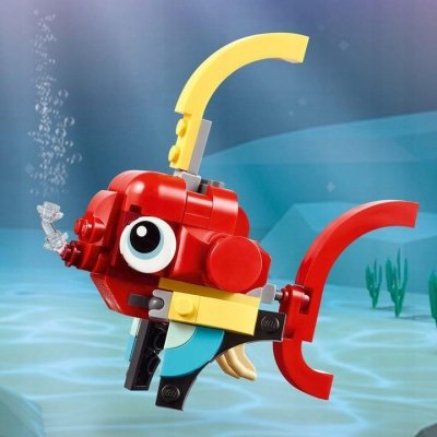 Zestaw Prezent Klocki LEGO Creator 31145 Czerwony Smok 3w1 Papuga 6+ Torba