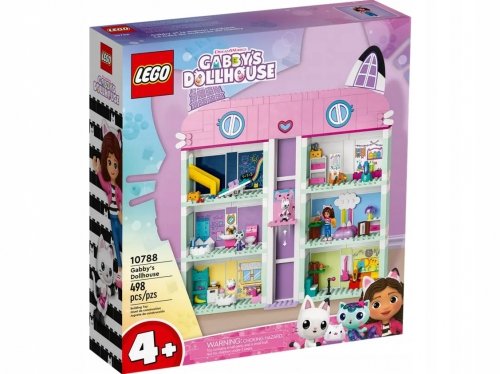Zestaw Prezent Klocki LEGO Koci Domek GABI 10788 Magiczny DOM z Windą 4+ Torba