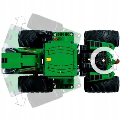 Zestaw Prezent Klocki LEGO Technic 42136 Traktor John Deere 4WD + Torba