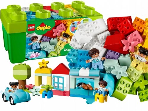 Zestaw Prezent LEGO Duplo 10913 Pudełko z Klockami BOX 65 Klocki 2+ Torba