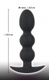 Koraliki analne silikonowe 13,3 cm Black Velvets