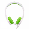 Słuchawki na głowę z mikrofonem BUDDYPHONE BP-SCHOOLP-GREEN (1.4m /3.5 mm wtyk/Biało-zielony)