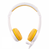 Słuchawki Na głowę BUDDYPHONE School+ (1.4m /3.5 mm wtyk/Biało-żółty)