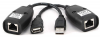 Adapter GEMBIRD UAE-30M USB AM - USB AF - 2 x RJ45