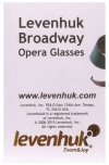 Lornetka teatralna Levenhuk Broadway 325F (biała, z oświetleniem LED i łańcuszkiem)