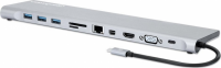 MANHATTAN 130578 (Srebrny /USB Typ C ) 