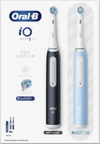 Szczoteczka magnetyczna ORAL-B iO Series 3 Duo Black/Blue Czarny (8006540731772) 