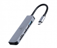 Adapter GEMBIRD A-CM-COMBO6-02 USB - HDMI 