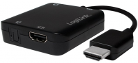 Konwerter LOGILINK CV0106 HDMI - HDMI + S/PDIF + audio 3.5 mm 