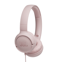 Słuchawki z mikrofonem Na głowę JBL Tune 500 Różowy (3.5 mm minijack wtyk/Różowy) 