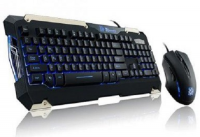 Zestaw klawiatura i mysz THERMALTAKE Commander Gaming Gear Combo KB-CMC-PLBLUS-01 