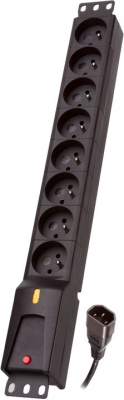 Listwa zasilająca LESTAR LZRM 810BW G-A IEC320 (1.5 m) 