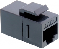 LOGILINK- Przejściówka Keystone 2 x RJ45 Cat.6 UTP, snap-in mounting 