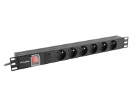 Listwa zasilająca LANBERG PDU-06E-0200-BK 