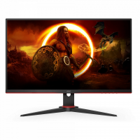 Monitor AOC Q24G2A/BK (24 /TFT IPS /165Hz /2560 x 1440 /Czarno-czerwony) 