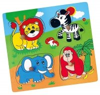 Viga 59563 Puzzle niespodzianka - zoo 