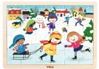 Viga 51272 Puzzle cztery pory roku - zima 