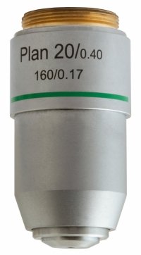 Obiektyw planarno-achromatycz<br />ny Levenhuk MED 20x 
