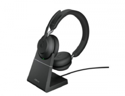 Słuchawki bezprzewodowe JABRA Evolve2 65 Stand Link380a UC Stereo (Czarny)