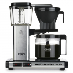 Ekspres przelewowy MOCCAMASTER KBG 741 Select Czarno-srebrny