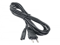 Kabel zasilający AKYGA 1x Zasilanie IEC 60320 C14 3m. AK-RD-02A
