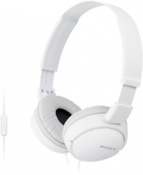 Słuchawki Na głowę SONY MDR-ZX110APW (1.2m /3.5 mm (pozłacany) wtyk/Biały)