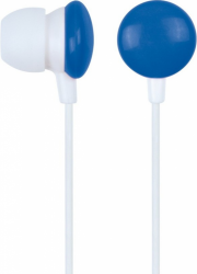 Słuchawki douszne GEMBIRD Candy  (0.9m /3.5 mm wtyk/Biało-niebieski)