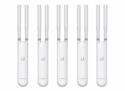 UBIQUITI UAP-AC-M-5 UNIFI MESH ACCESS POINT, 5-PACK, DUAL-BAND, 2X2 MIMO, POE, 20DBM
