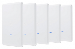 UBIQUITI UAP-AC-M-PRO-5 UNIFI MESH ACCESS POINT, 5-PACK, DUAL-BAND, 3X3 MIMO, POE, 22DBM
