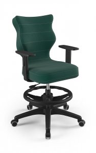 Krzesło młodzieżowe Entelo - Duo czarny Velvet 17 rozmiar 5 WK+P