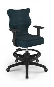Krzesło młodzieżowe Entelo - Duo czarny Monolith 33 rozmiar 5 WK+P