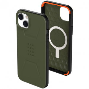 UAG Civilian - obudowa ochronna do iPhone 14 Plus kompatybilna z MagSafe (zielona)