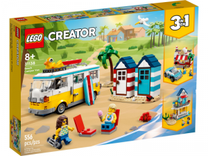 LEGO 31138 Creator 3w1 - Kamper na plaży
