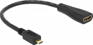 Adapter DELOCK HDMI-D(M) - HDMI-A(F) HDMI (A) - Micro HDMI (D) 65391