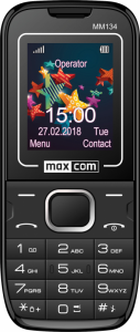 Telefon MAXCOM Classic MM134 DualSIM Czarny