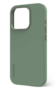 Decoded - silikonowa obudowa ochronna do iPhone 15 Pro kompatybilna z MagSafe (sage leaf green)