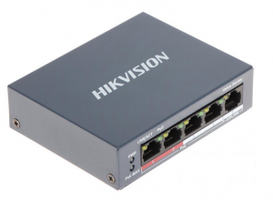 Przełącznik HIKVISION DS-3E0105P-E/M(B) (5x RJ-45 )