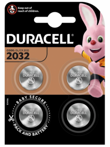 Bateria DURACELL 3V Duracell CR2032 blister 4szt