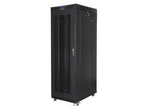 SZAFA INSTALACYJNA RACK STOJĄCA 19 42U 800X1200 CZARNA DRZWI PERFOROWANE LCD LANBERG (FLAT PACK)