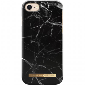 iDeal of Sweden Fashion - etui ochronne do iPhone 8/7/6/6s/SE (Black Marble)