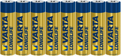 Baterie VARTA Alkaliczna AAA (LR03, R03, 24A, MN2400, AM4, UM4, HP16) 8 szt. Longlife 8xAAA